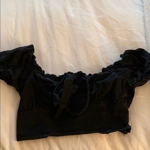 Etophe Studios corset crop tee